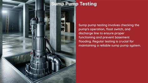 sump pump testing guide